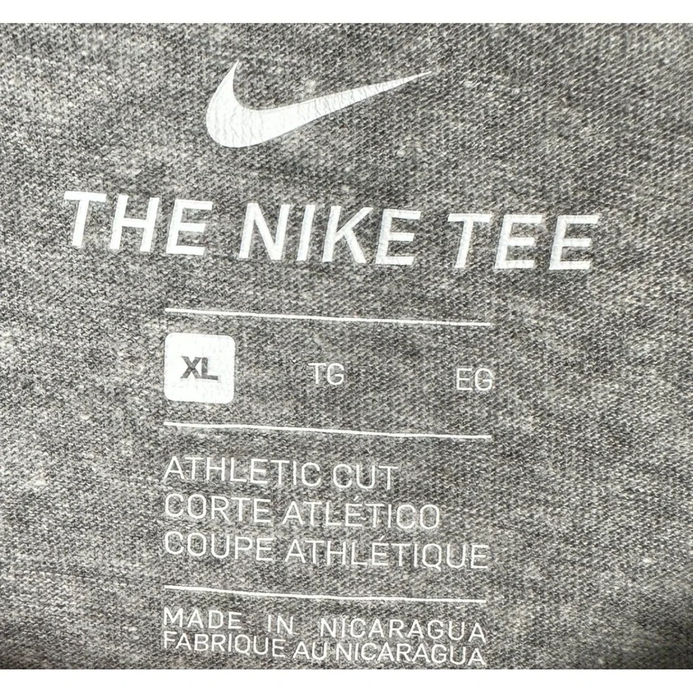 NEW Wyoming Cowboys Nike T-Shirt Mens XL Grey Heather Athletic Long Sleeve Tee